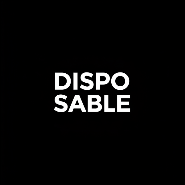 Disposable Mirrored Logo